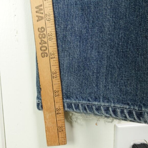 Lawman Jeans Womens Size 34x34 Bootcut Flared Light Wash Western Rodeo Cowboy - Picture 6 of 12